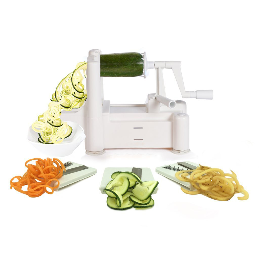 Spiralizer Vegetable Slicer – Vegetable Spiralizer – Fruit Spiralizer –  Fruit Slicer Spiral Slicer Cutter – Veggie Spiralizer