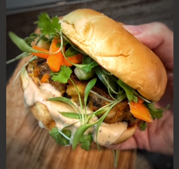 Bánh Mì Turkey Burger