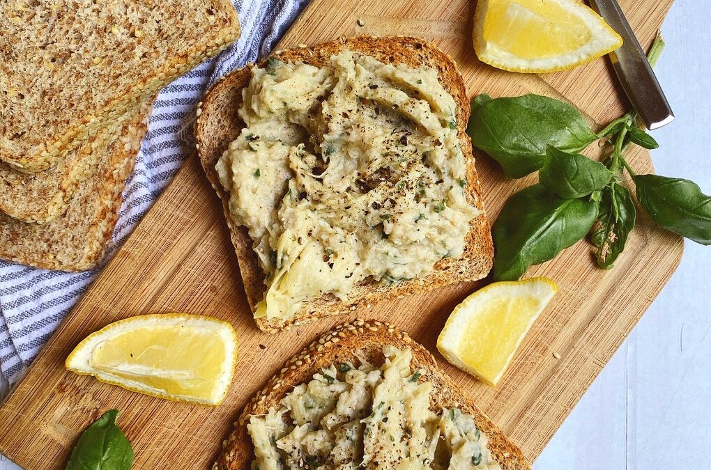 10 Minute Artichoke & White Bean Toast