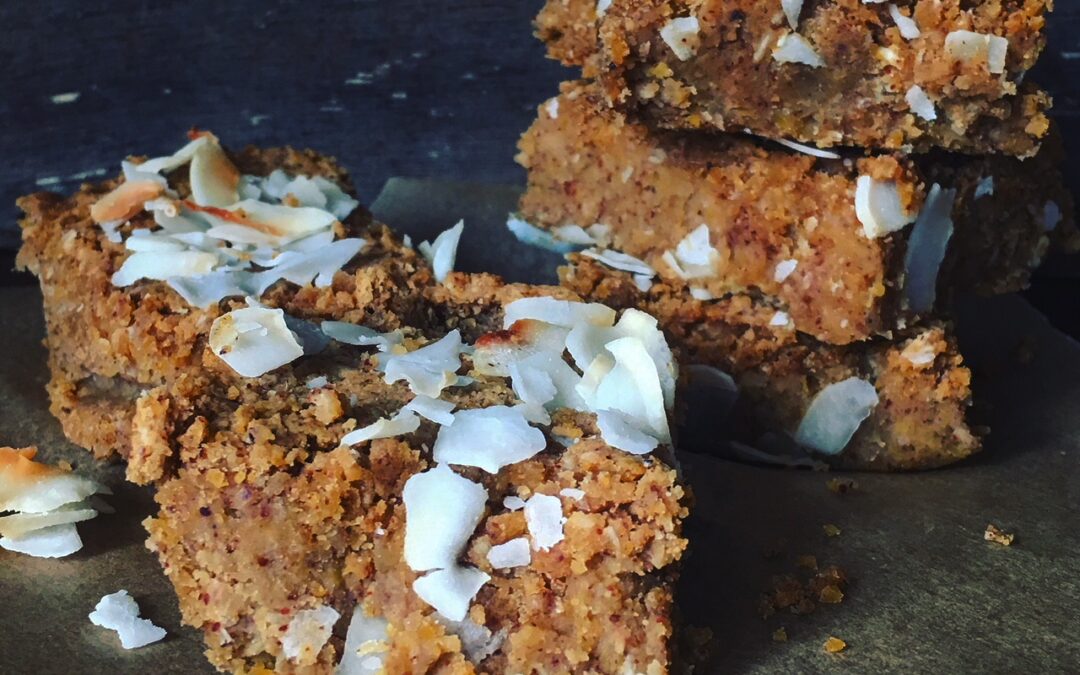 Coconut Blondie Bars
