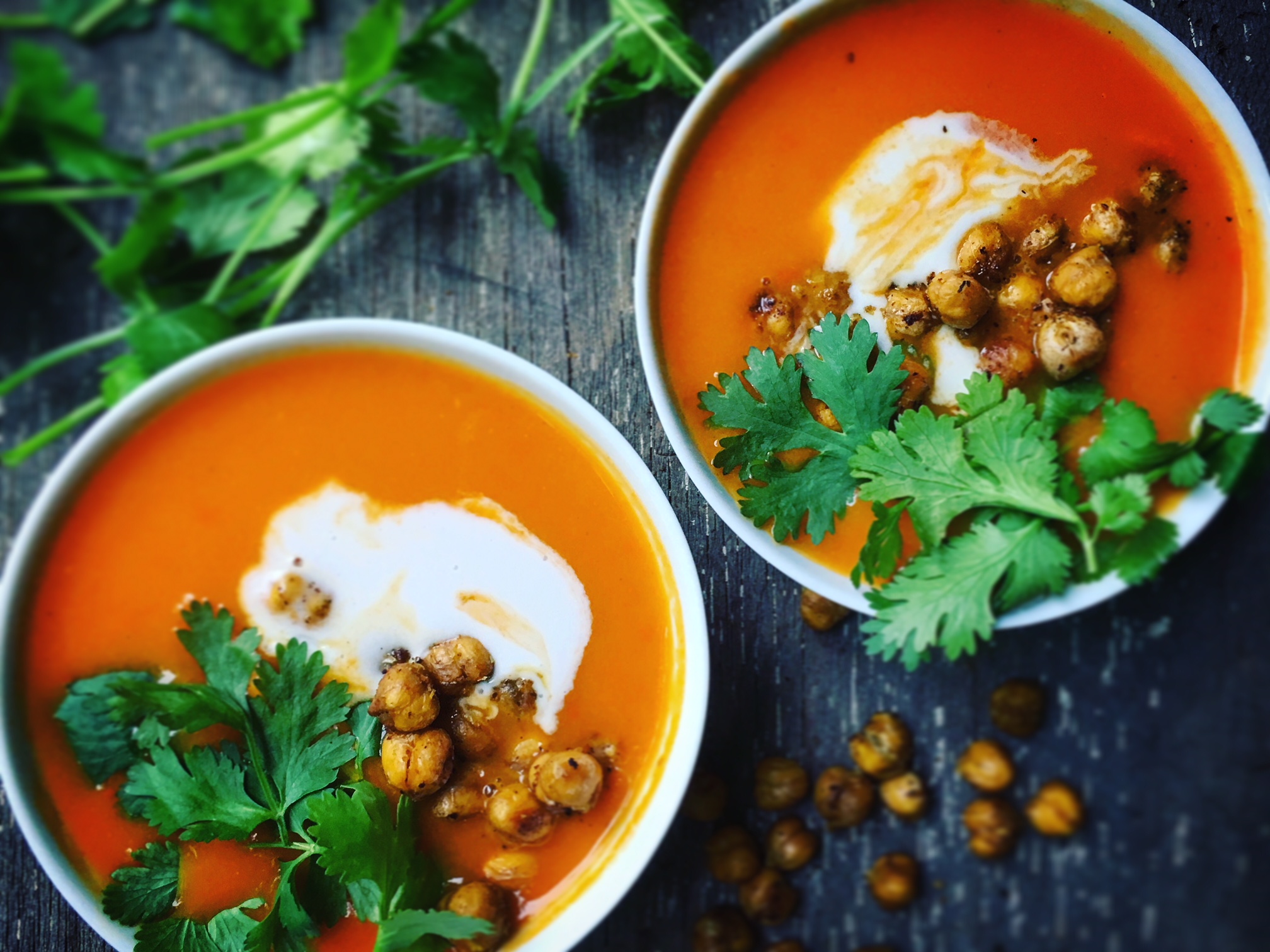 Carrot Orange & Red Pepper Soup