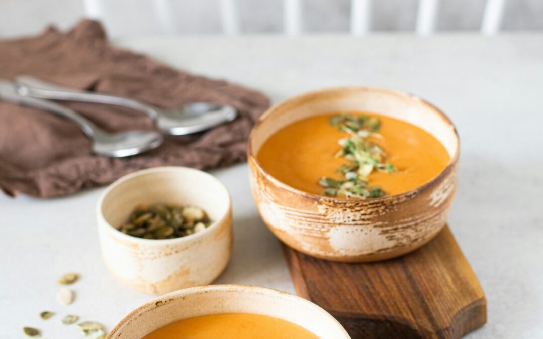 Cheddar Chipotle Sweet Potato Soup!