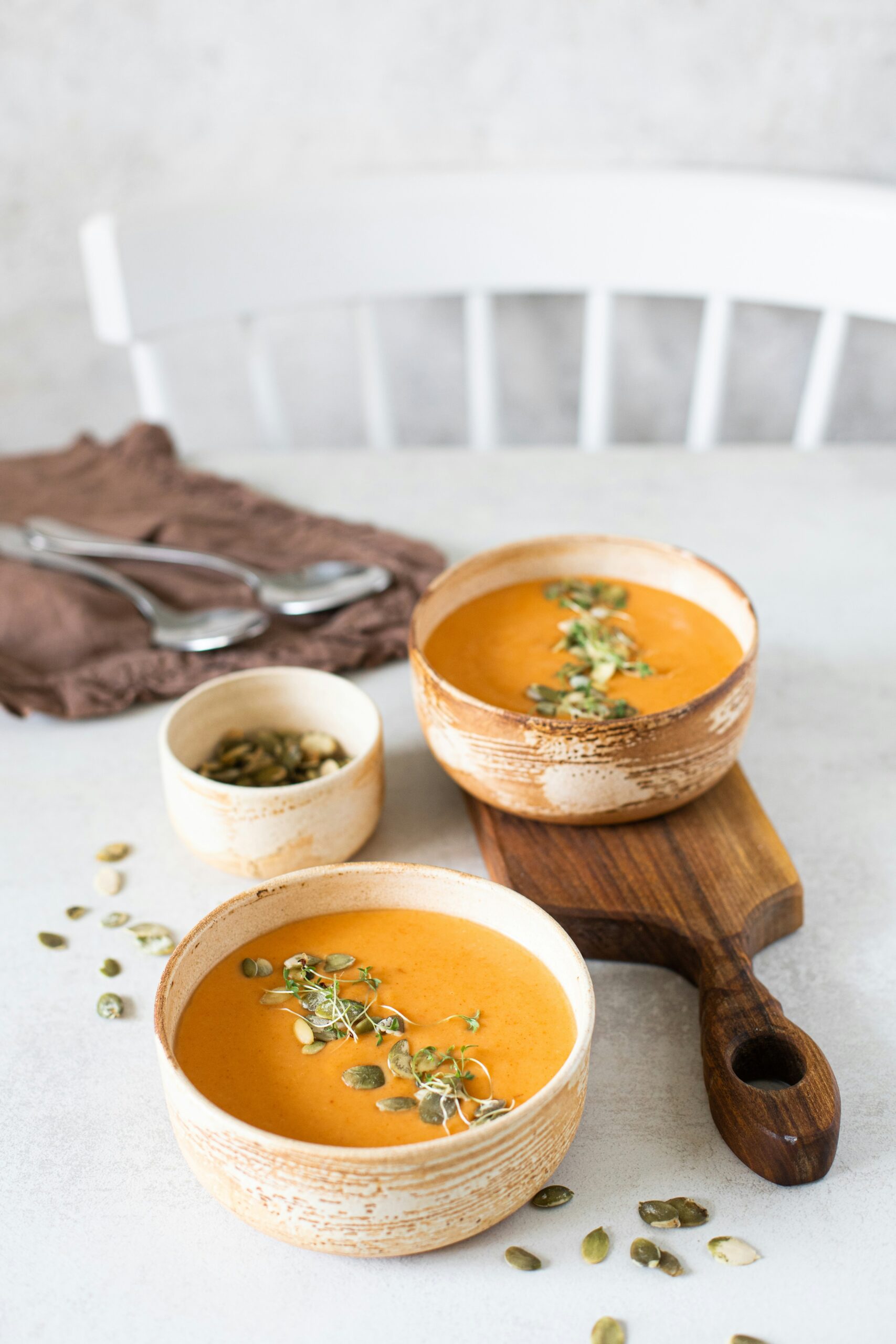 Cheddar Chipotle Sweet Potato Soup!
