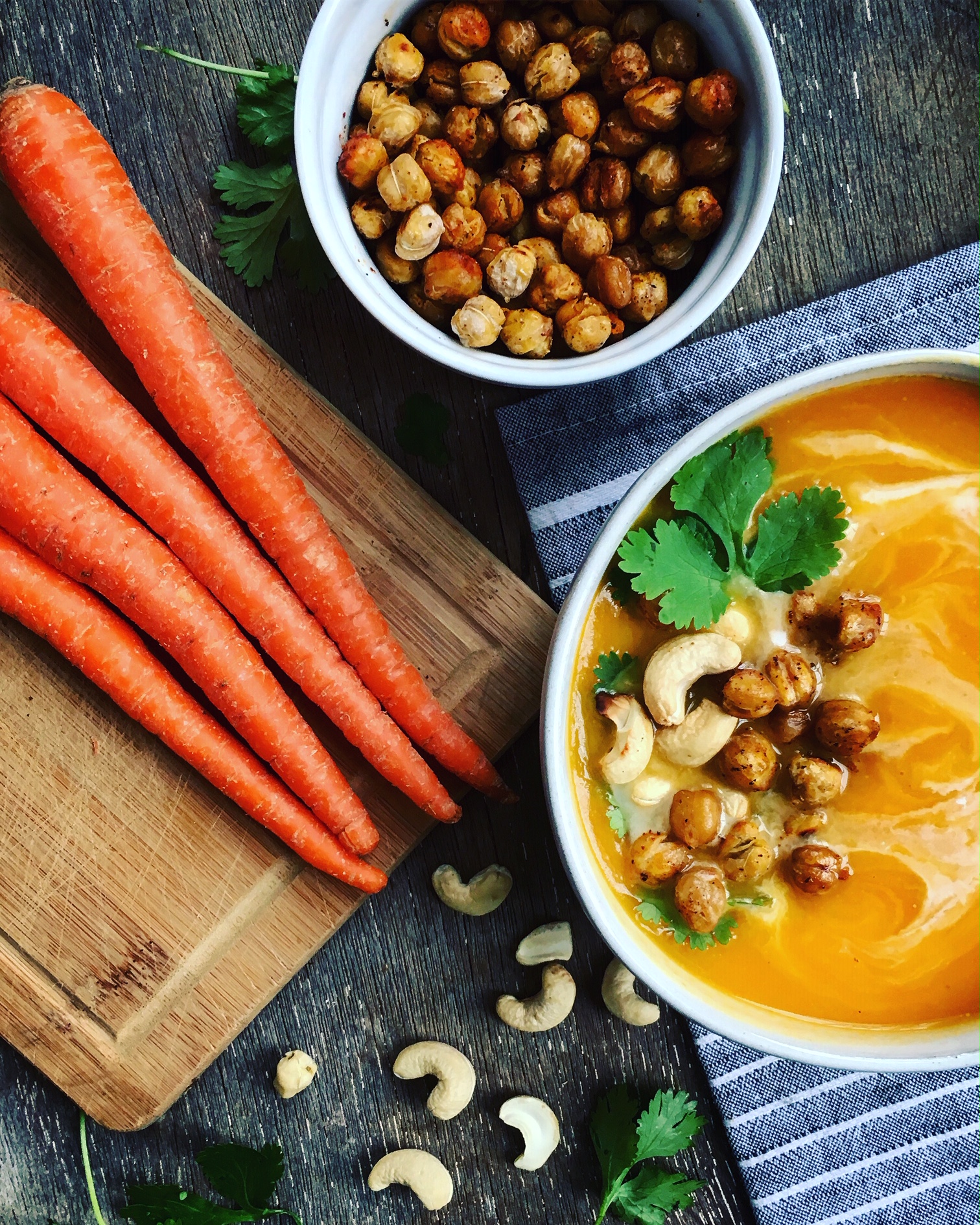 Creamy Carrot Ginger Soup