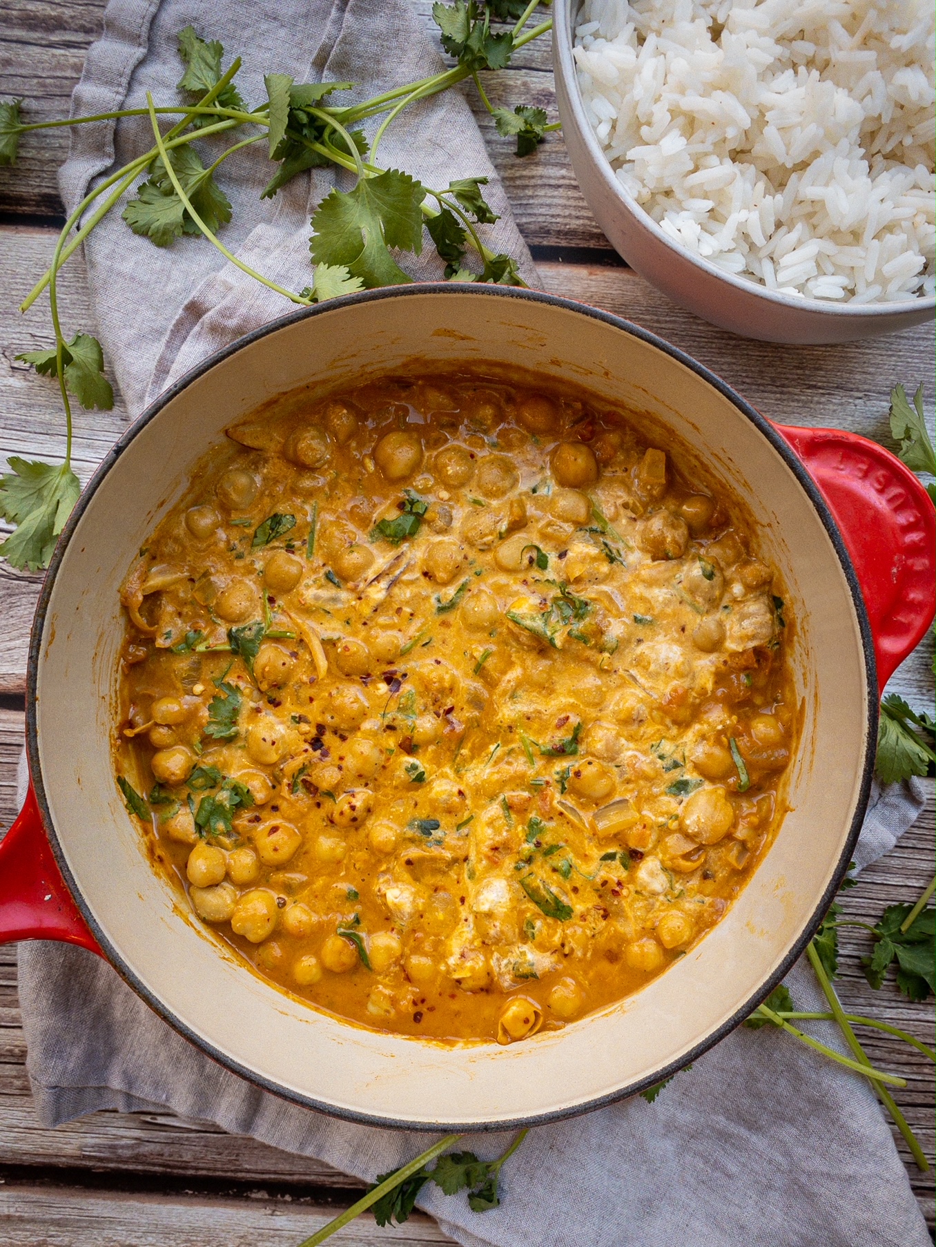 20-Minute Creamy Chickpea Curry