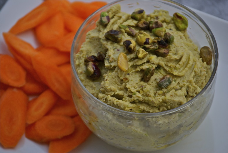 Pistachio Artichoke Hummus