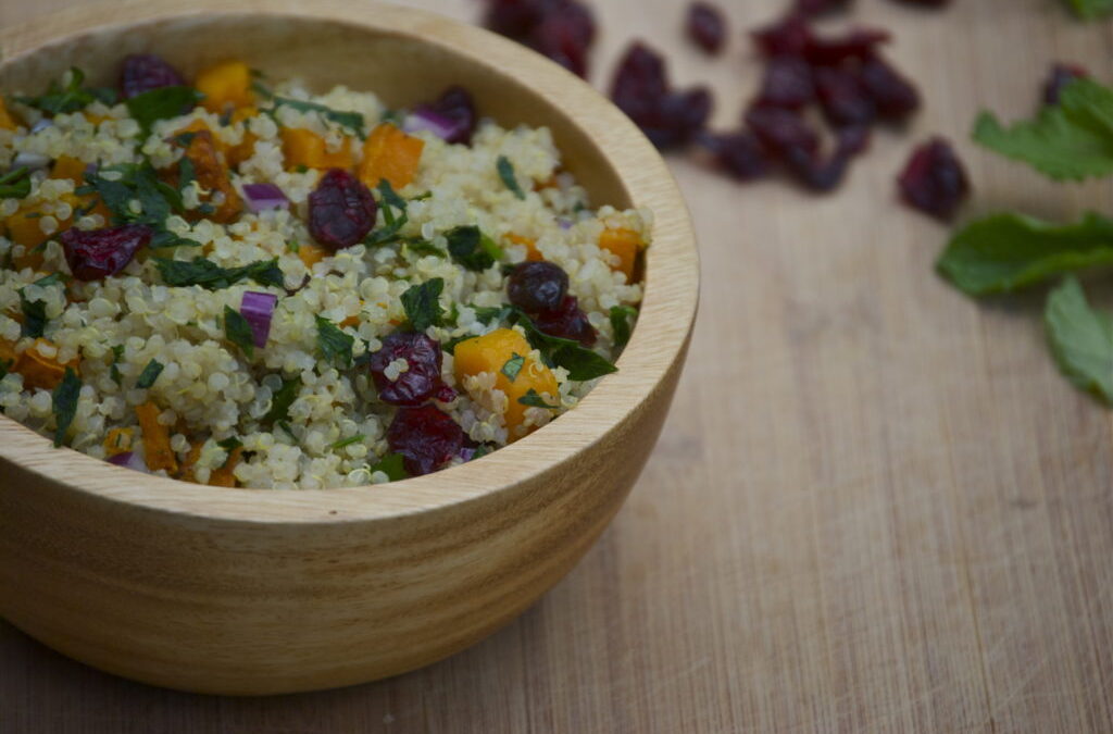 Butternut Squash Quinoa Tabbouleh