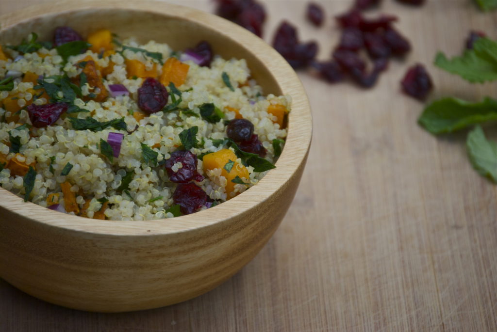 Butternut Squash Quinoa Tabbouleh