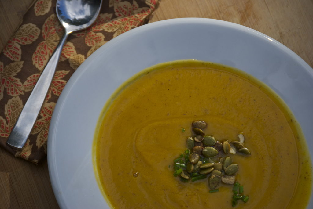Roasted Butternut Squash & Pear Soup