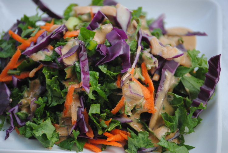 My Favorite Winter Salad + Almond Lime Dressing