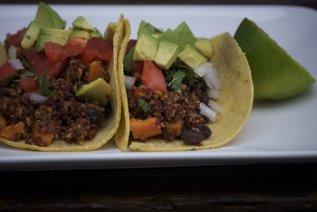 Smoky Sweet Potato & Quinoa Tacos