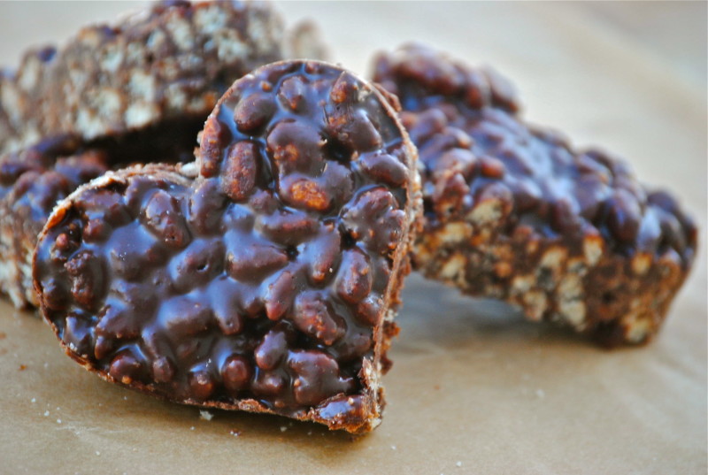 Dark Chocolate Crispy Treats