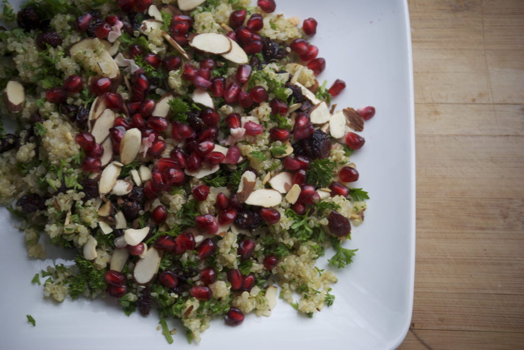 Herbed Quinoa and Pomegranate Salad