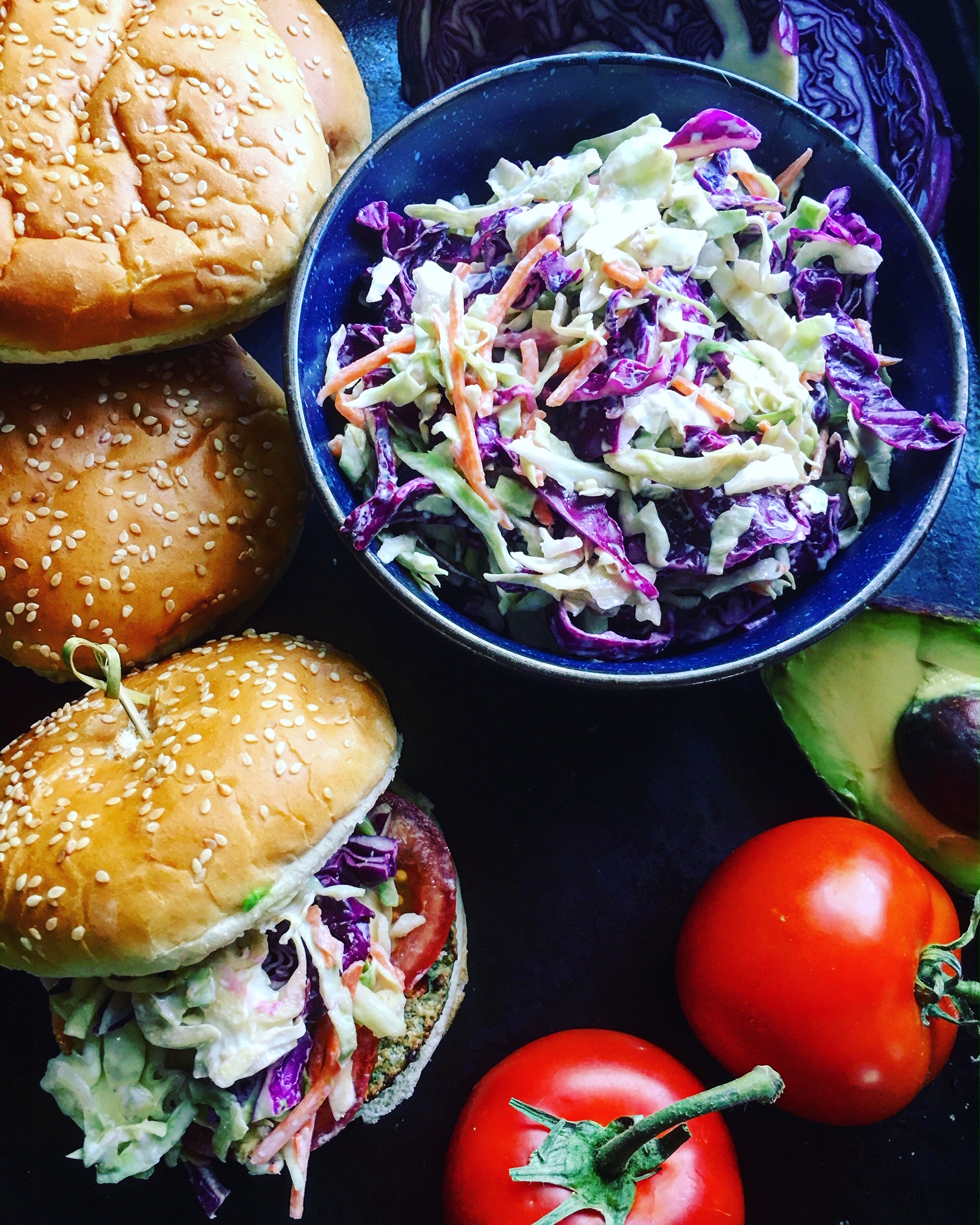 Healthy Summer Coleslaw
