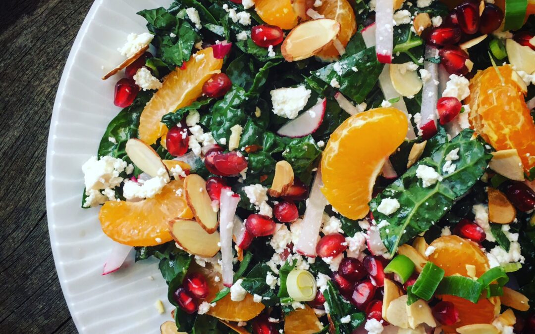 Kale, Clementine & Feta Salad
