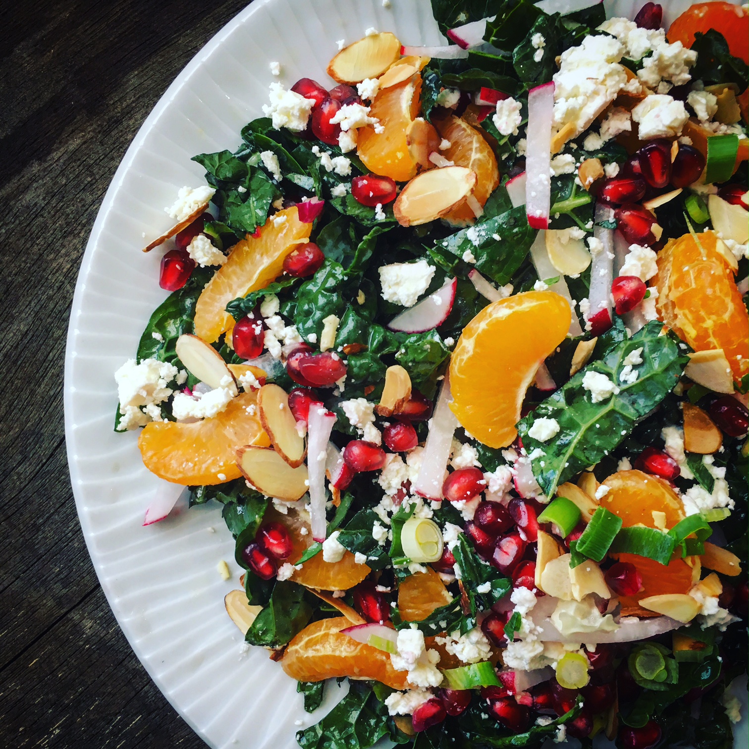 Kale, Clementine & Feta Salad