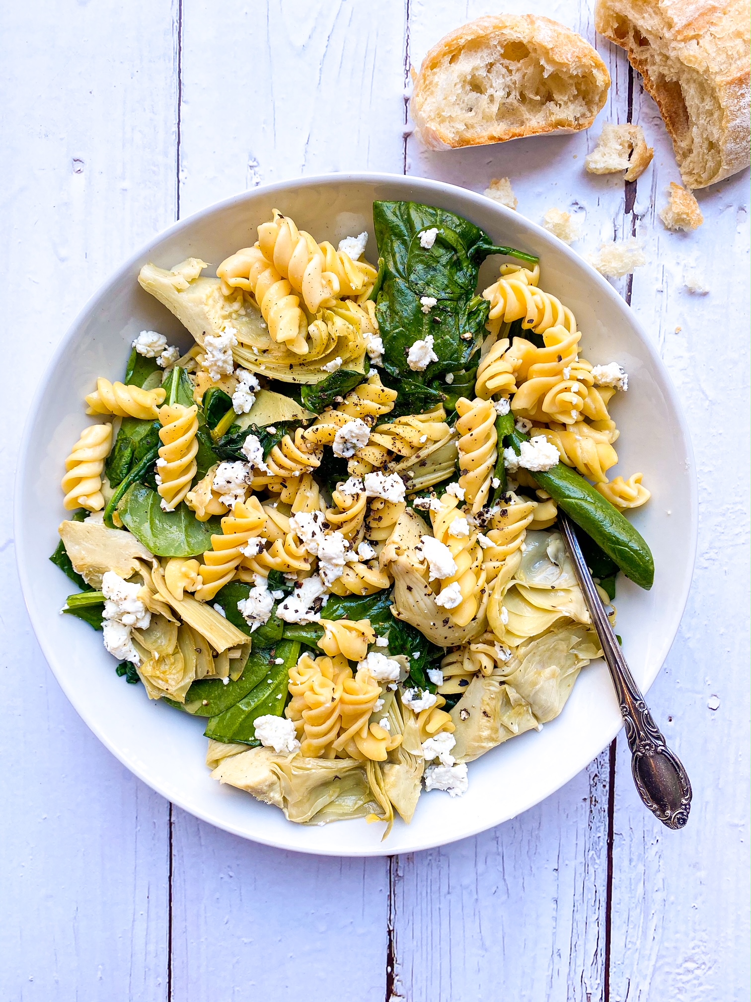 15-Minute Lemon Artichoke Pasta