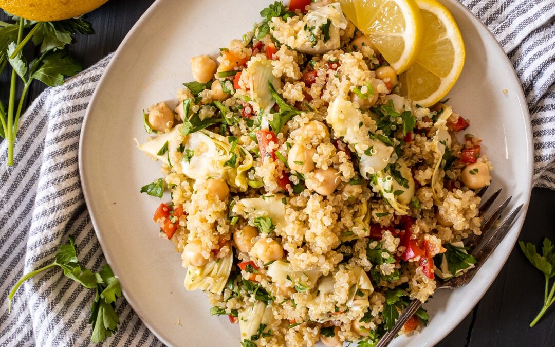 Lemon Artichoke & Quinoa Salad