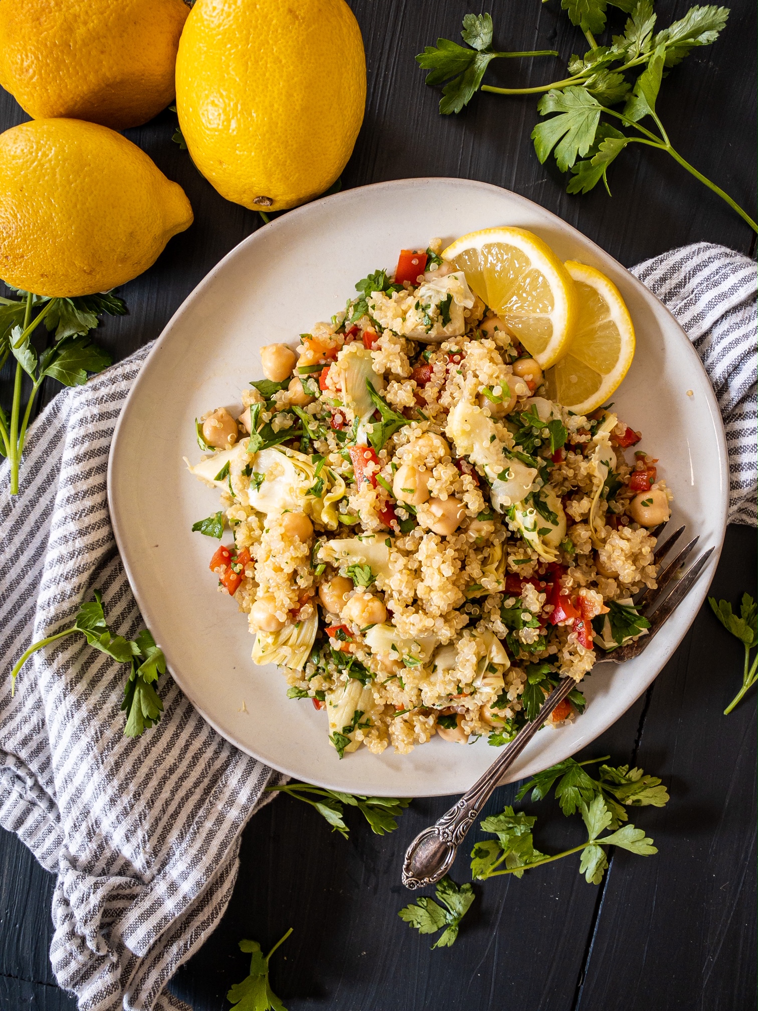 Lemon Artichoke & Quinoa Salad