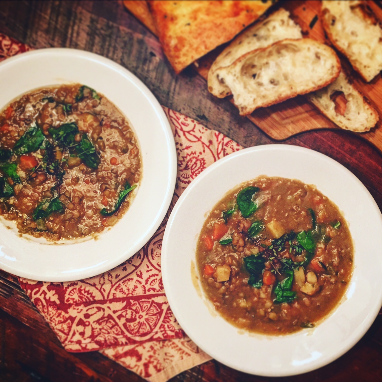 Hearty Lentil & Herb Soup