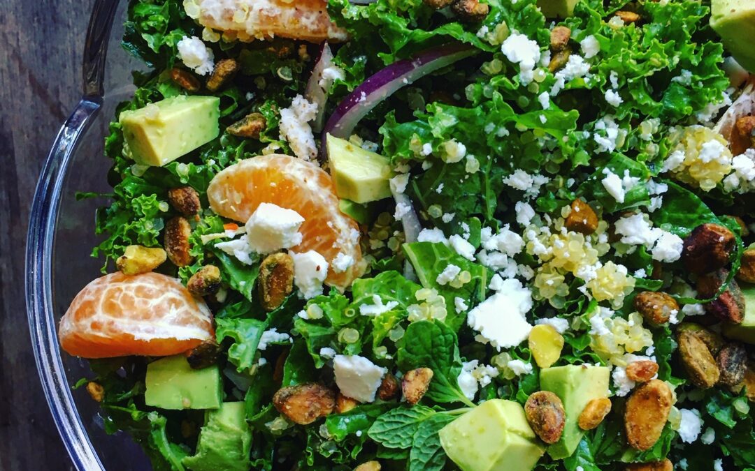 Orange, Avocado and Kale Quinoa Salad