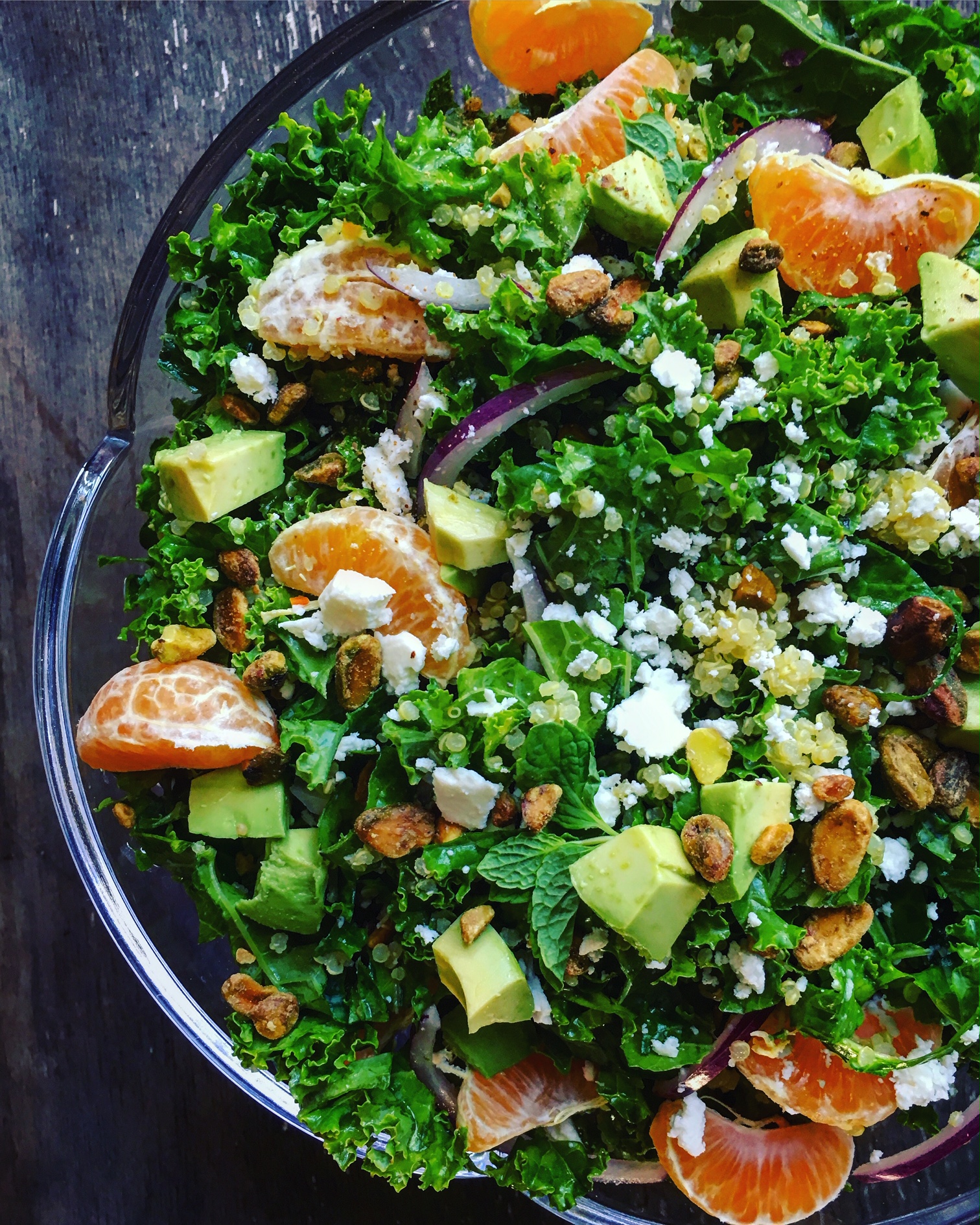 Orange, Avocado and Kale Quinoa Salad
