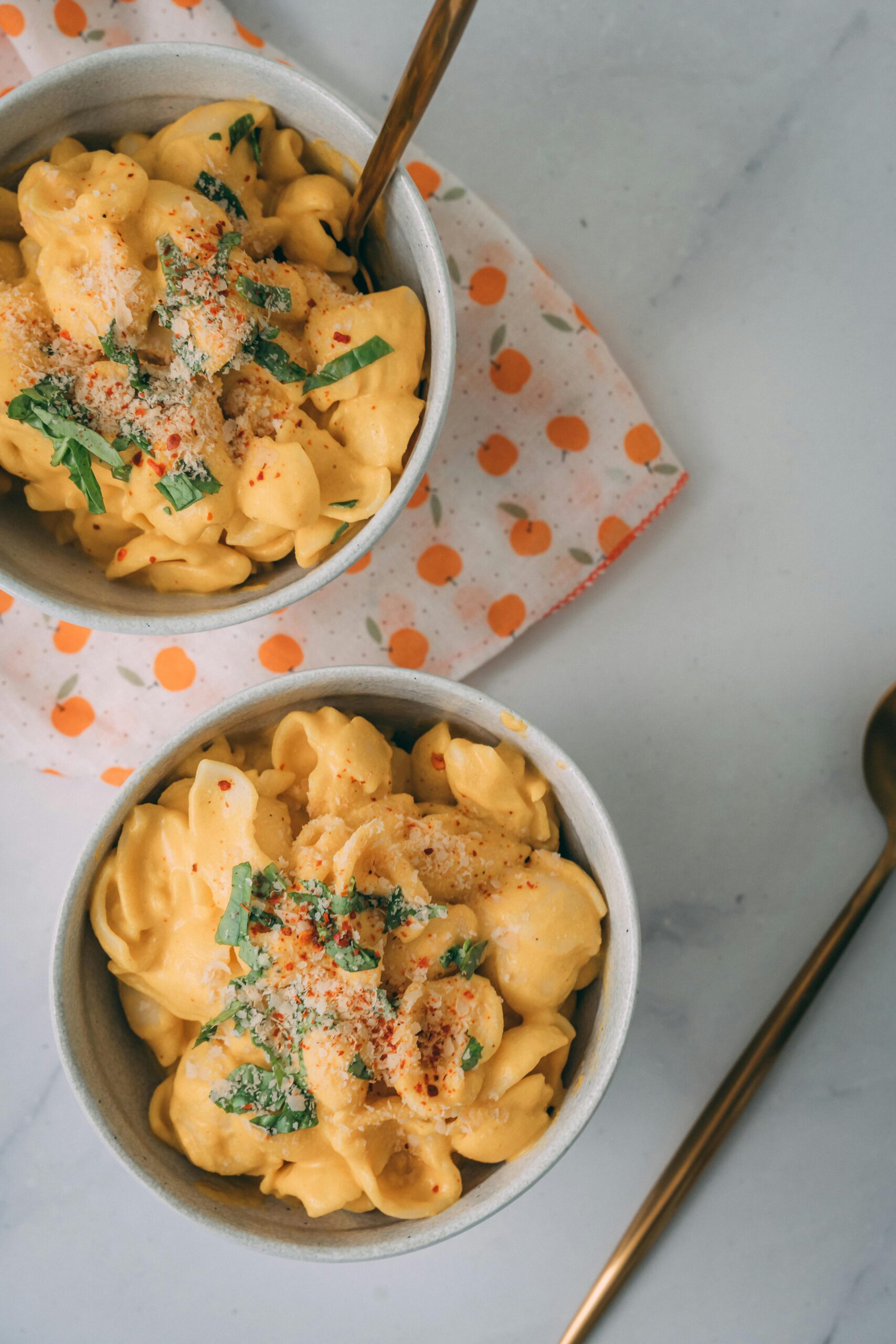 High-Protein Creamy Pumpkin Pasta!