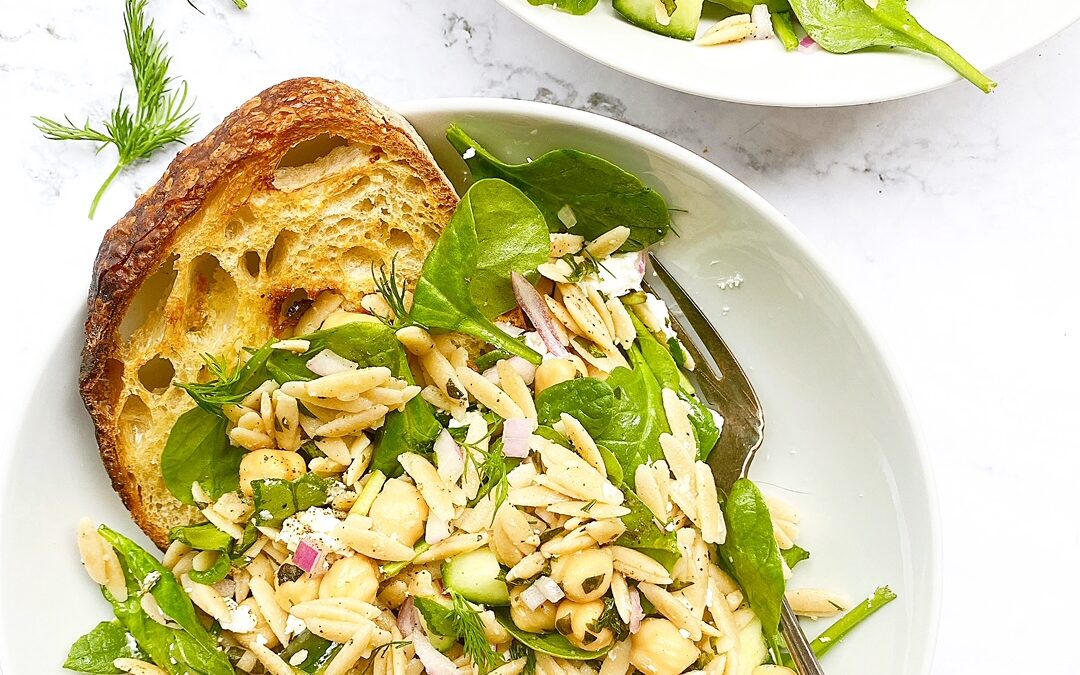 Spring Herb & Lemon Orzo Salad