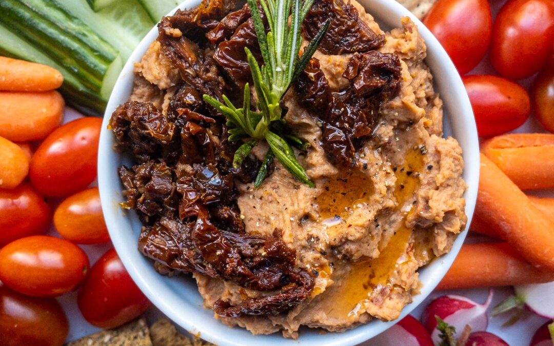 Sun-Dried Tomato White Bean Dip