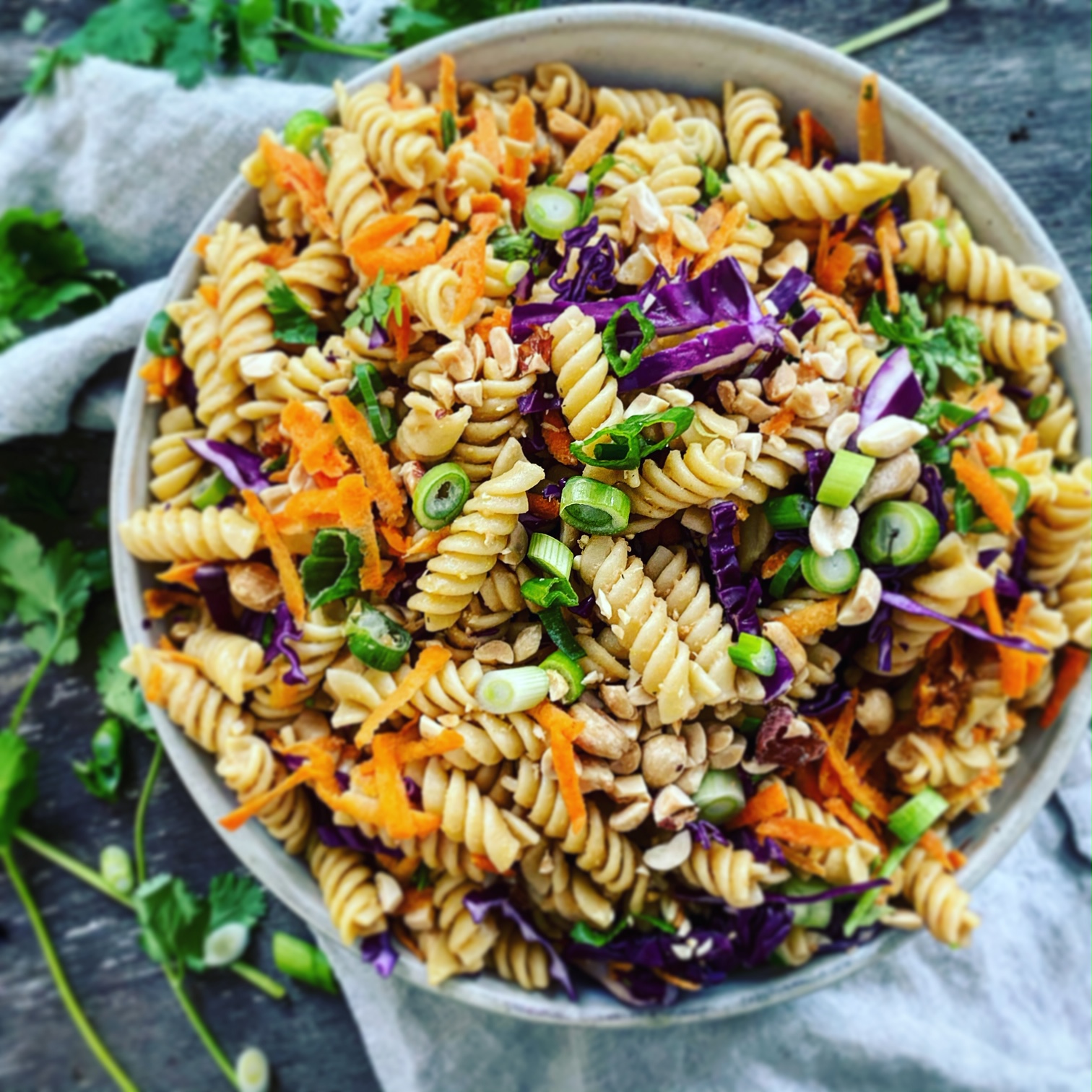 Thai Noodles with Peanut Sauce