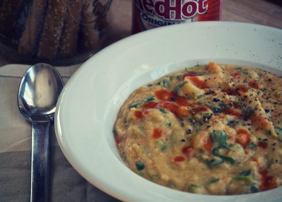 Buffalo Cauliflower Potato Chowder