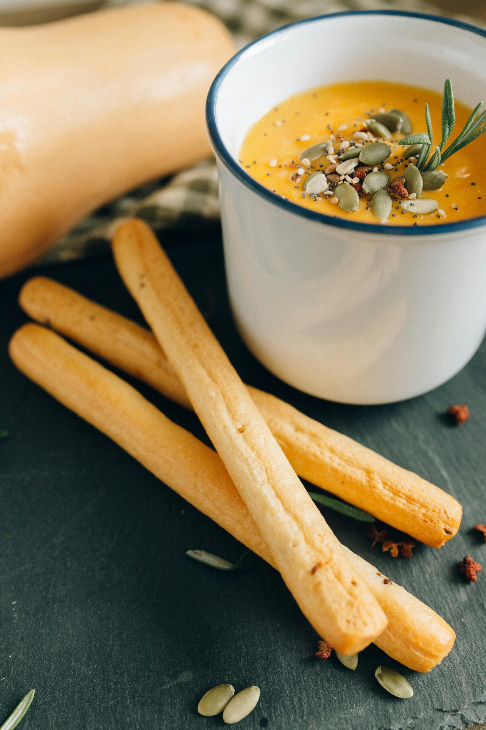 Viral Roasted Butternut Squash Feta Soup!
