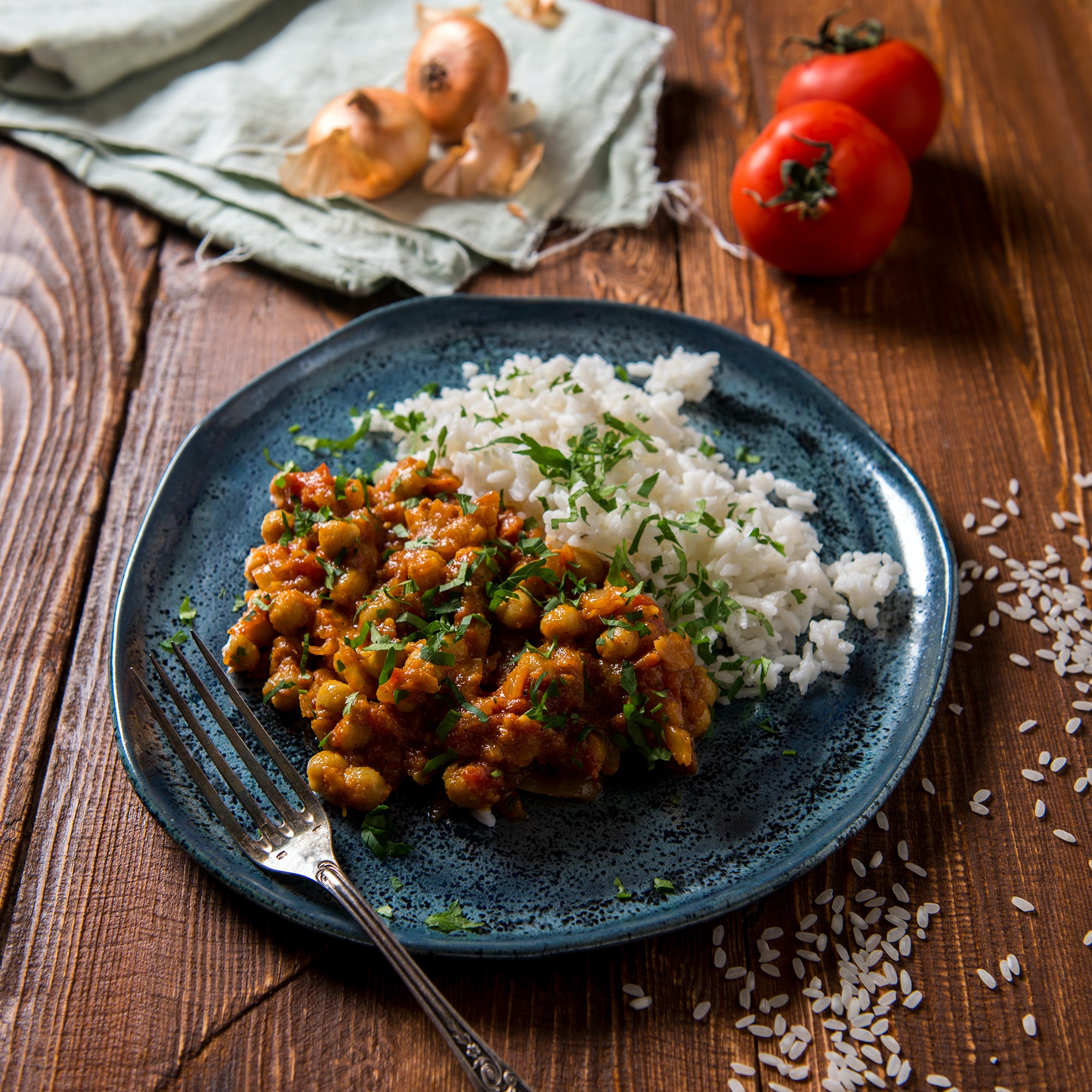 Quick Chickpea Spinach Curry
