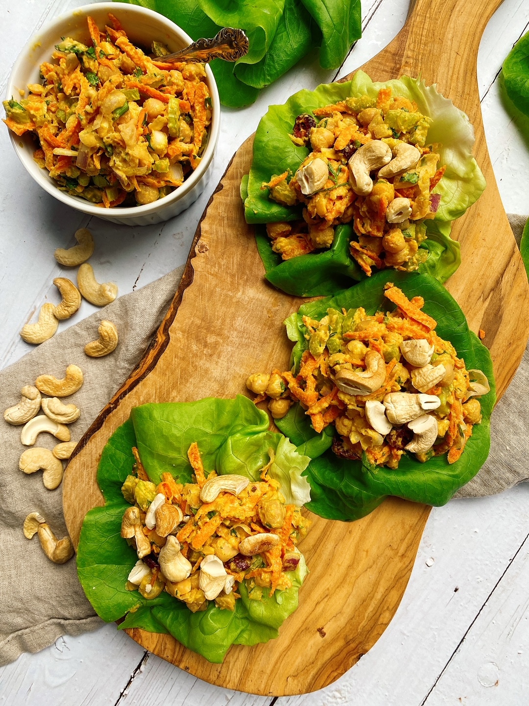 10-Minute Curry Chickpea Salad
