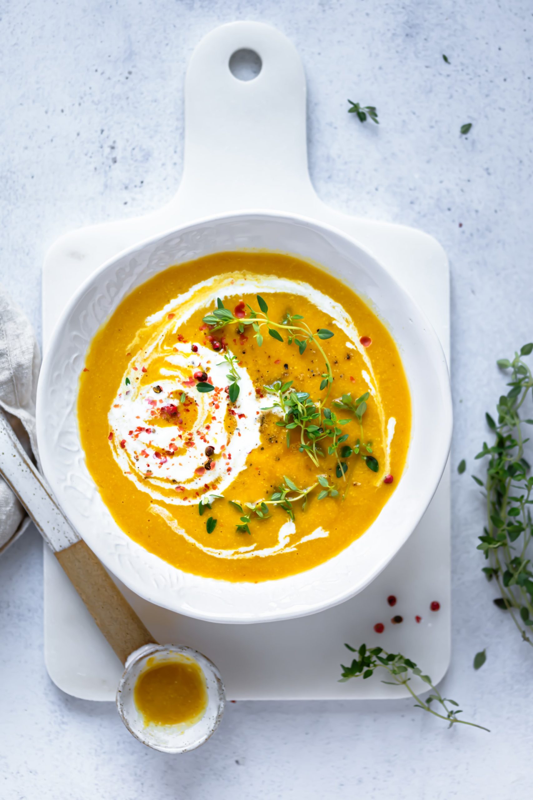 Curried Butternut Squash Soup