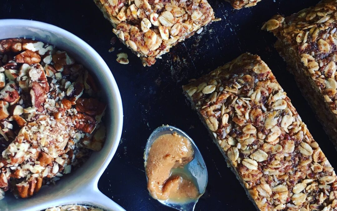 No Bake Peanut Butter Breakfast Bars