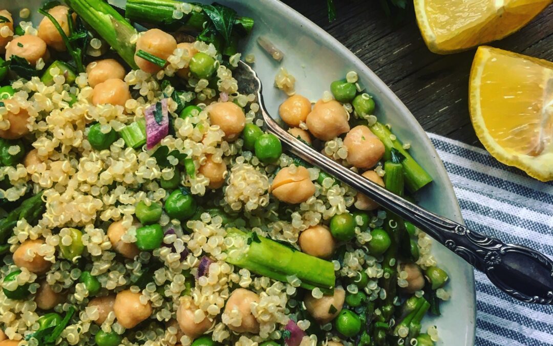 Spring Quinoa & Asparagus Pilaf