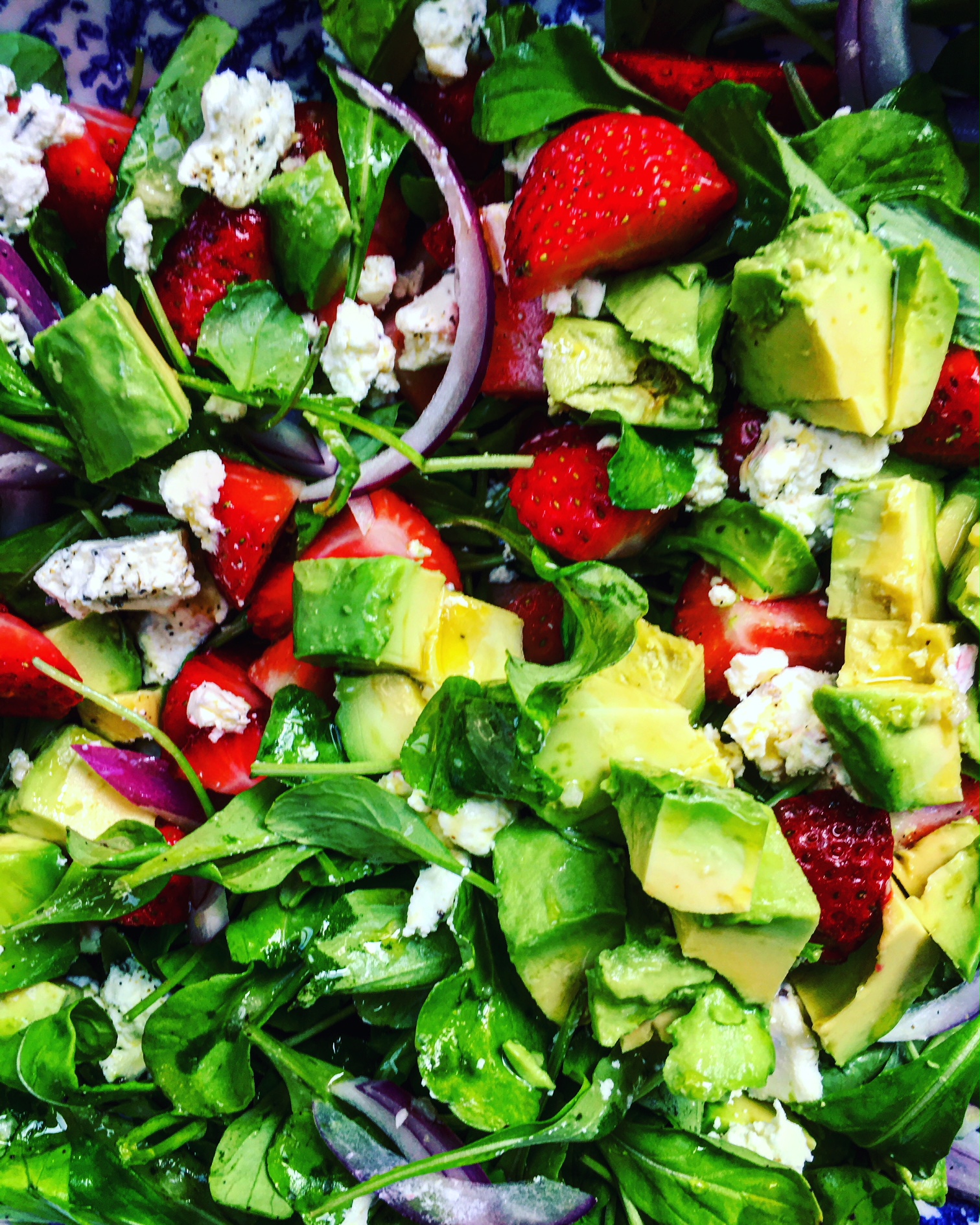 Strawberry Avocado Salad with Lemon-Dijon Dressing