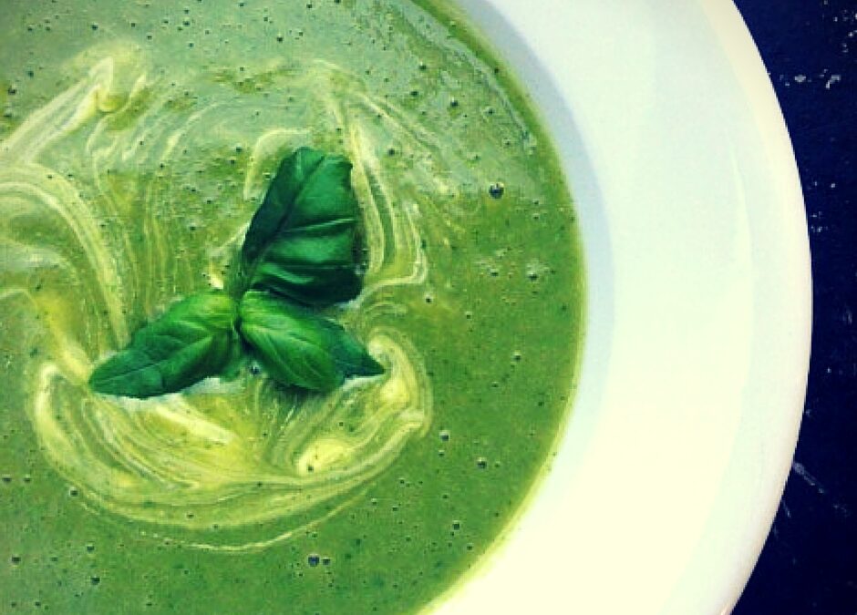 Basil Zucchini Summer Soup