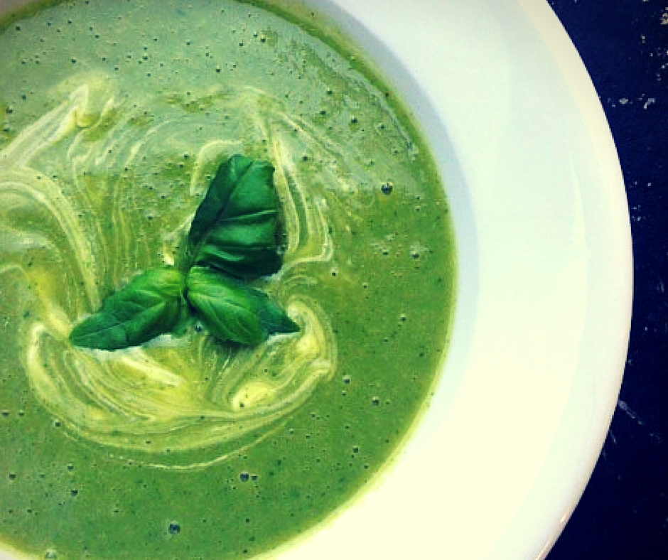 Basil Zucchini Summer Soup