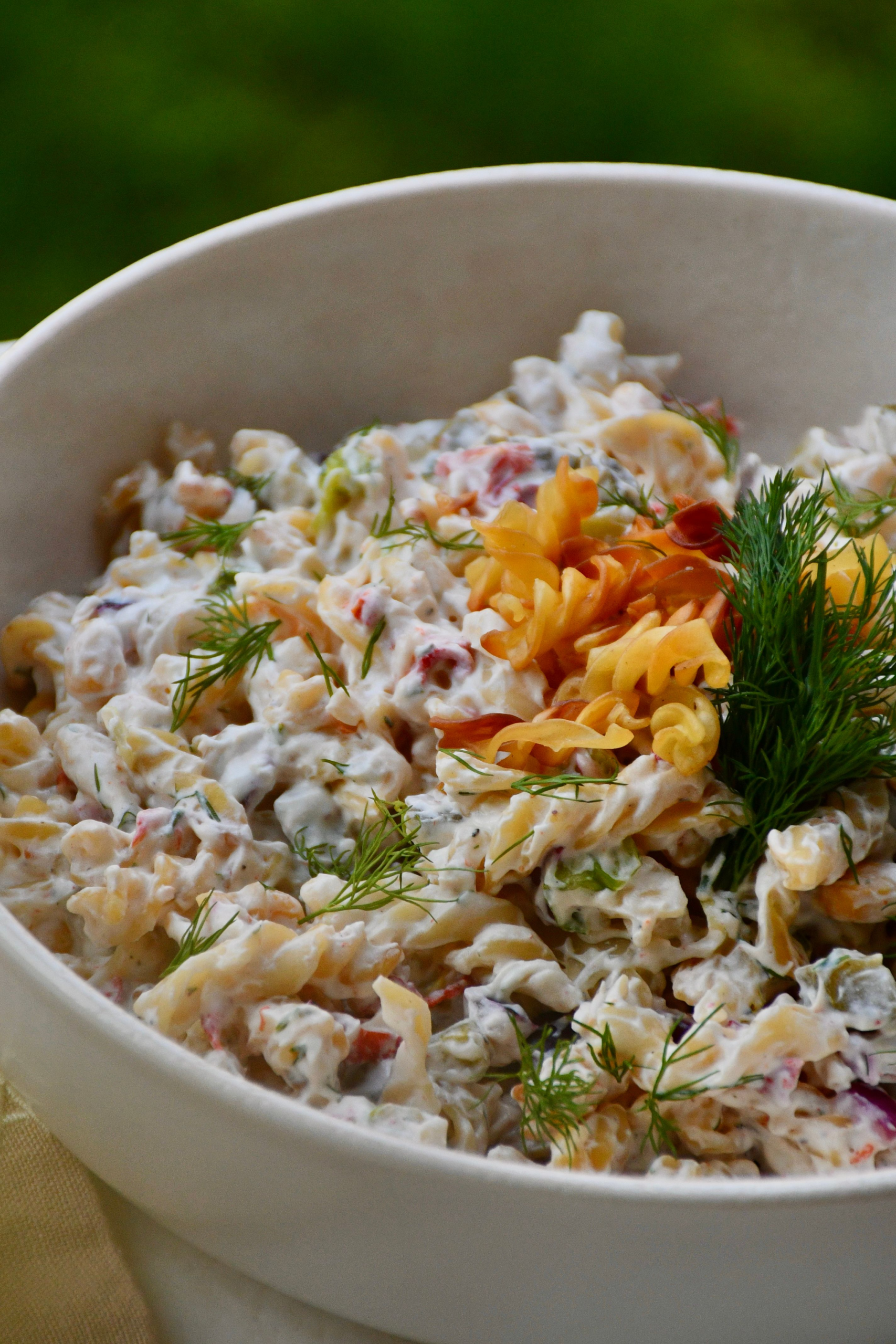 Dill Pickle Pasta Salad