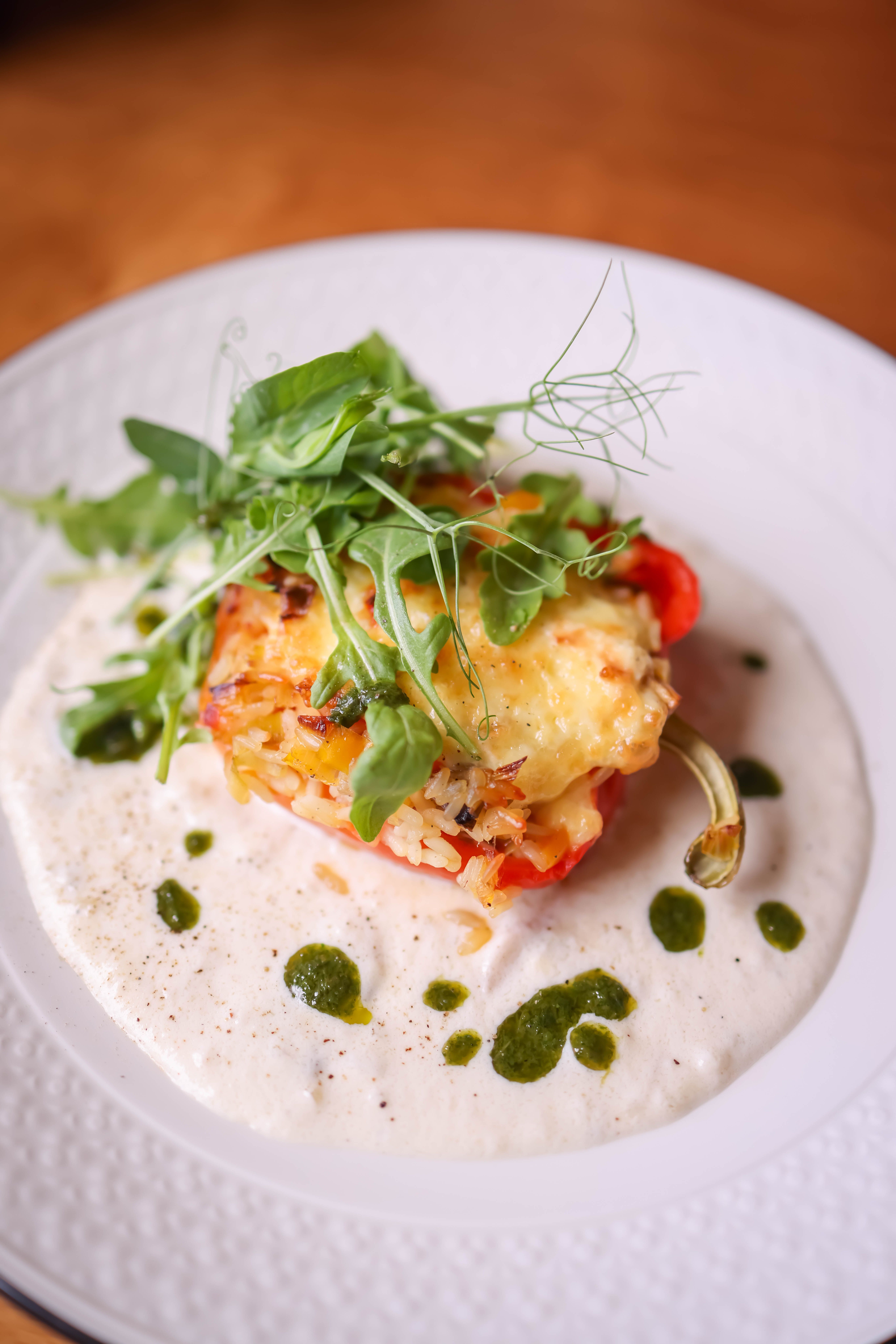 Veggie Turkey Taco Stuffed Peppers